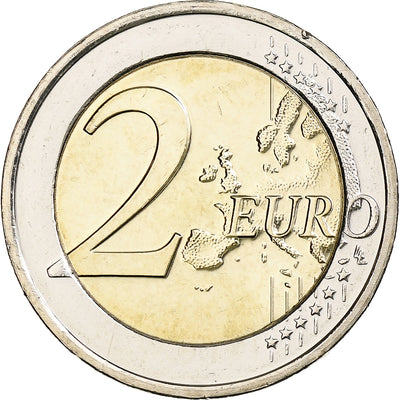 Luksemburg, 
            
               2 Euro, 
            
               Guillaume III