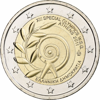 Grecja, 
            
               2 Euro, 
            
               XIIIth Special Olympics