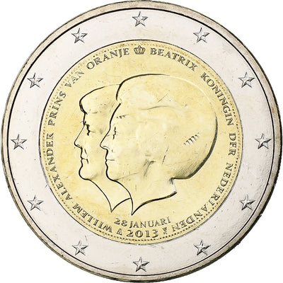 Holandia, 
            
               2 Euro, 
            
               Abdication of Queen Beatrix