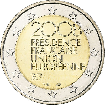 Francja, 
            
               2 Euro, 
            
               présidence de l'UE