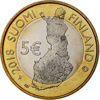 Finlandia, 
            
               5 Euro, 
            
               River Oulankajoki