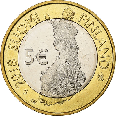 Finlandia, 
            
               5 Euro, 
            
               Porvoonjoki River Valley