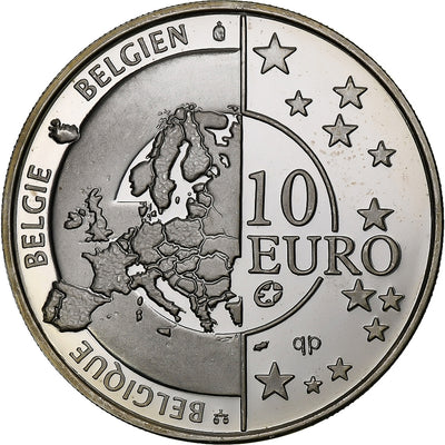 Belgia, 
            
               10 Euro, 
            
               Peace in Europe