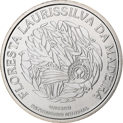 Portugal, 
            
               5 Euros, 
            
               floresta laurissilva da Madeira