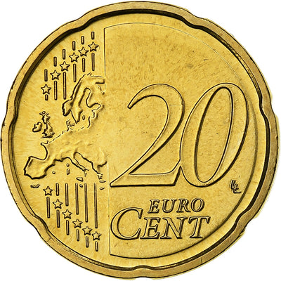 Łotwa, 
            
               20 Centimes, 
            
               2014