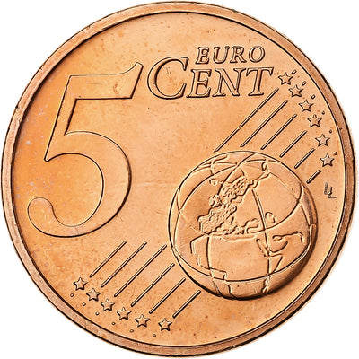 Łotwa, 
            
               5 Centimes, 
            
               2014