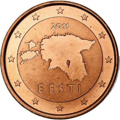 Estonia, 
            
               1 Centime, 
            
               2011