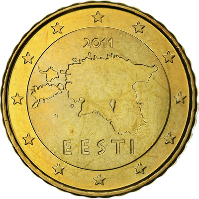 Estonia, 
            
               10 Centimes, 
            
               2011