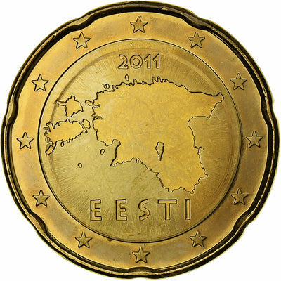 Estonia, 
            
               20 Centimes, 
            
               2011