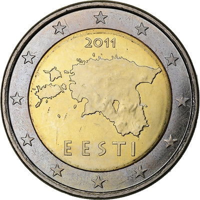 Estonia, 
            
               2 Euros, 
            
               2011