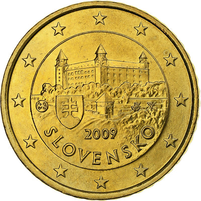 Słowacja, 
            
               50 Centimes, 
            
               2009