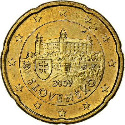 Słowacja, 
            
               20 Centimes, 
            
               2009