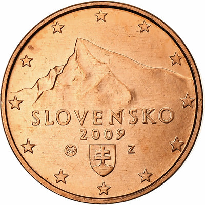 Słowacja, 
            
               1 Centime, 
            
               2009