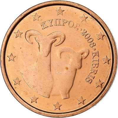 Cypr, 
            
               2 Centimes, 
            
               2008