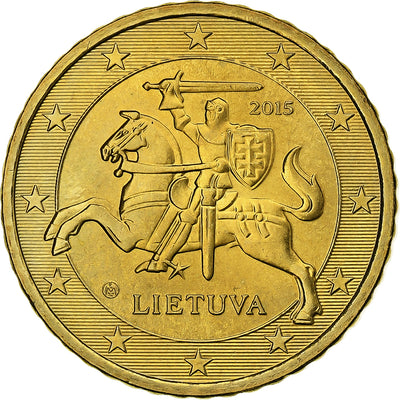 Litwa, 
            
               50 Centimes, 
            
               2015