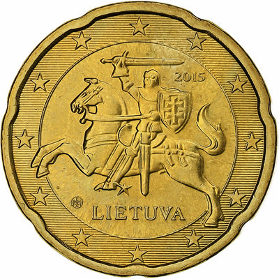 Litwa, 
            
               20 Centimes, 
            
               2015