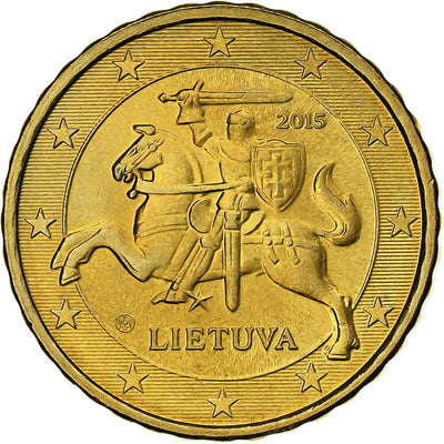 Litwa, 
            
               10 Centimes, 
            
               2015