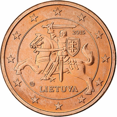 Litwa, 
            
               5 Centimes, 
            
               2015