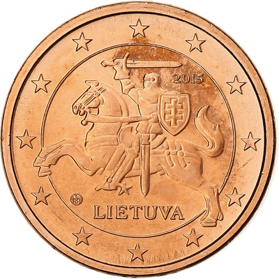 Litwa, 
            
               Centime, 
            
               2015