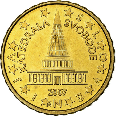 Słowenia, 
            
               10 Centimes, 
            
               2007