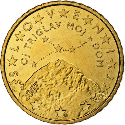 Słowenia, 
            
               50 Centimes, 
            
               2007