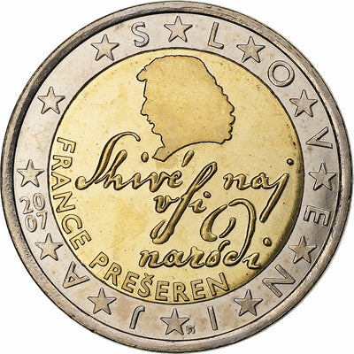 Słowenia, 
            
               2 Euro, 
            
               2007