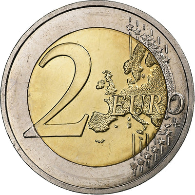 Francja, 
            
               2 Euro, 
            
               10 ans de l'euro