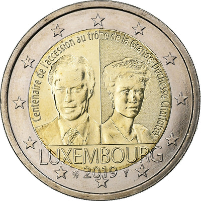 Luksemburg, 
            
               2 Euro, 
            
               Charlotte Grand Duchess of Luxembourg