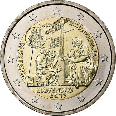 Słowacja, 
            
               2 Euro, 
            
               University Istropolitana