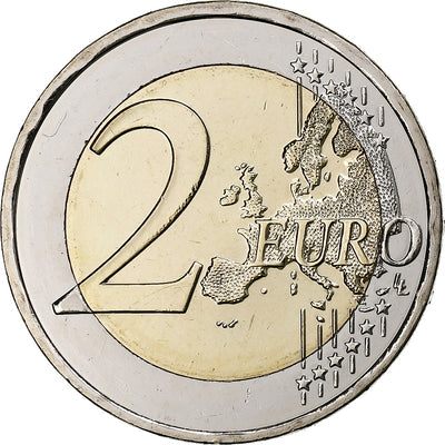 Grecja, 
            
               2 Euro, 
            
               Andreas Kalvos