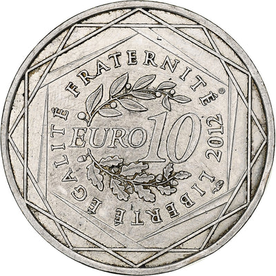 Francja, 
            
               10 Euro, 
            
               Centre