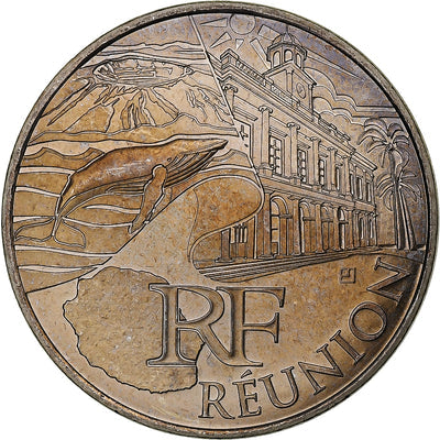 Francja, 
            
               10 Euro, 
            
               Réunion