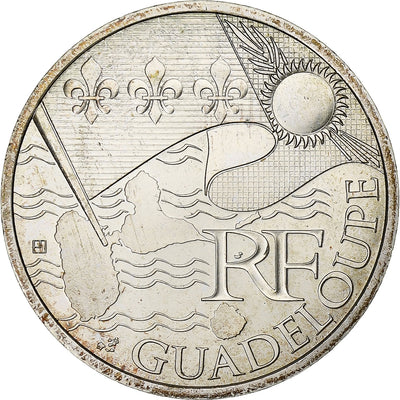 Francja, 
            
               10 Euro, 
            
               Guadeloupe