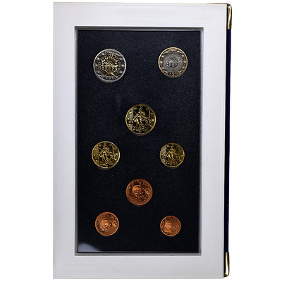 Francja, 
            
               Coffret 1c. à 2€, 
            
               BE