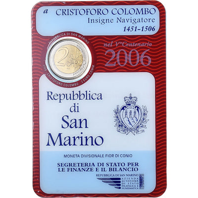 San Marino, 
            
               2 Euro, 
            
               Cristoforo Colombo