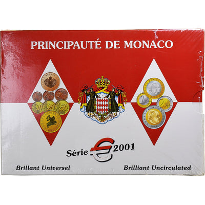 Monaco, 
            
               Rainier III, 
            
               Set 1 ct. - 2 Euro