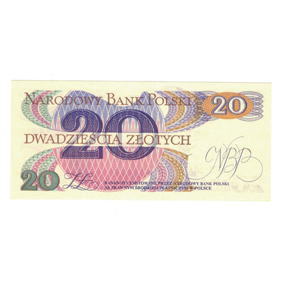 Banknot, 
            
               Polska, 
            
               20 Zlotych