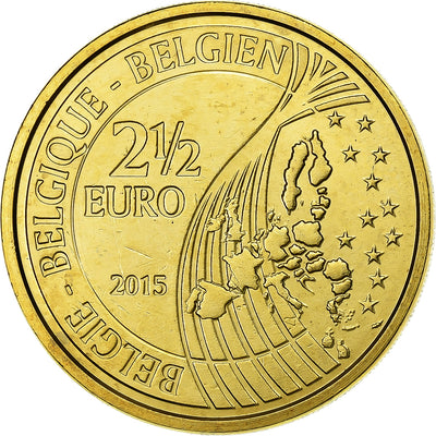 Belgia, 
            
               2-1/2 Euro, 
            
               Bataille de Waterloo