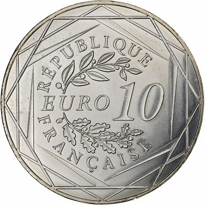 Francja, 
            
               10 Euro, 
            
               Jacques Chirac