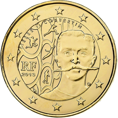 Francja, 
            
               2 Euro, 
            
               Fantaisy coinage .Dorée