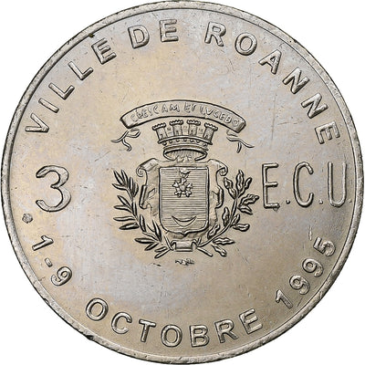 Francja, 
            
               3 Ecu, 
            
               Roanne