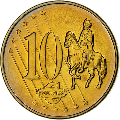 Słowenia, 
            
               10 Euro Cent, 
            
               unofficial private coin