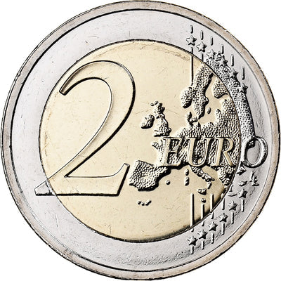 Estonia, 
            
               2 Euro, 
            
               Colourized