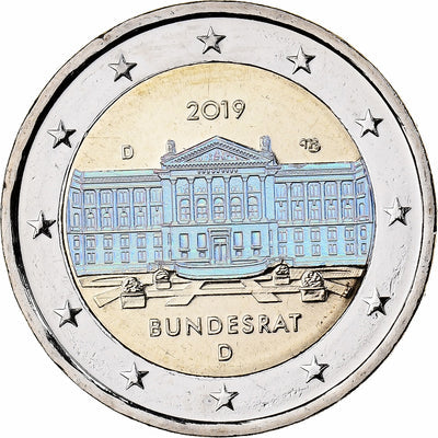 Niemcy, 
            
               2 Euro, 
            
               Bundesrat