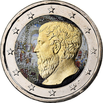 Grecja, 
            
               2 Euro, 
            
               Platon