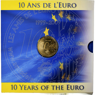 Unia Europejska, 
            
               Euro set 20 x 2€ + token, 
            
               10 ANS DE L'EURO