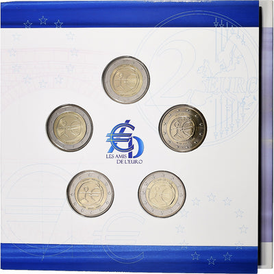 Unia Europejska, 
            
               Euro set 20 x 2€ + token, 
            
               10 ANS DE L'EURO