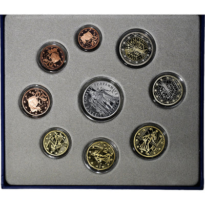 Francja, 
            
               Coffret 1c. à 10€, 
            
               Proof