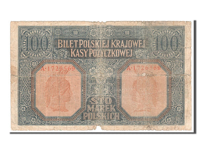 Banknot, 
            
               Polska, 
            
               100 Marek