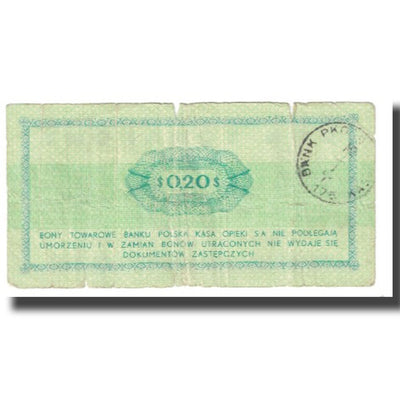 Banknot, 
            
               Polska, 
            
               20 Cents